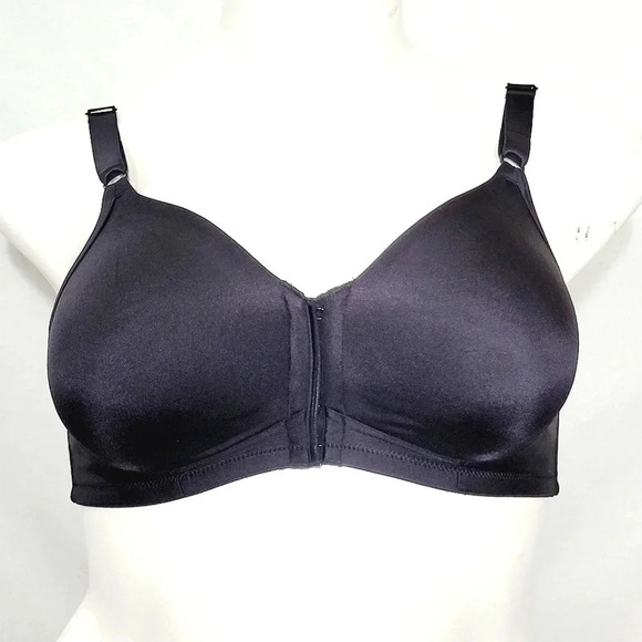 36B Playtex Sensationally Sleek Wire Free Bra Black - Picture 1 of 3